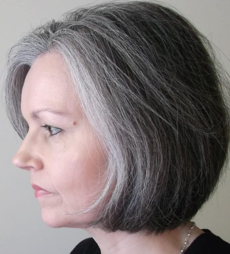 short grey hair
