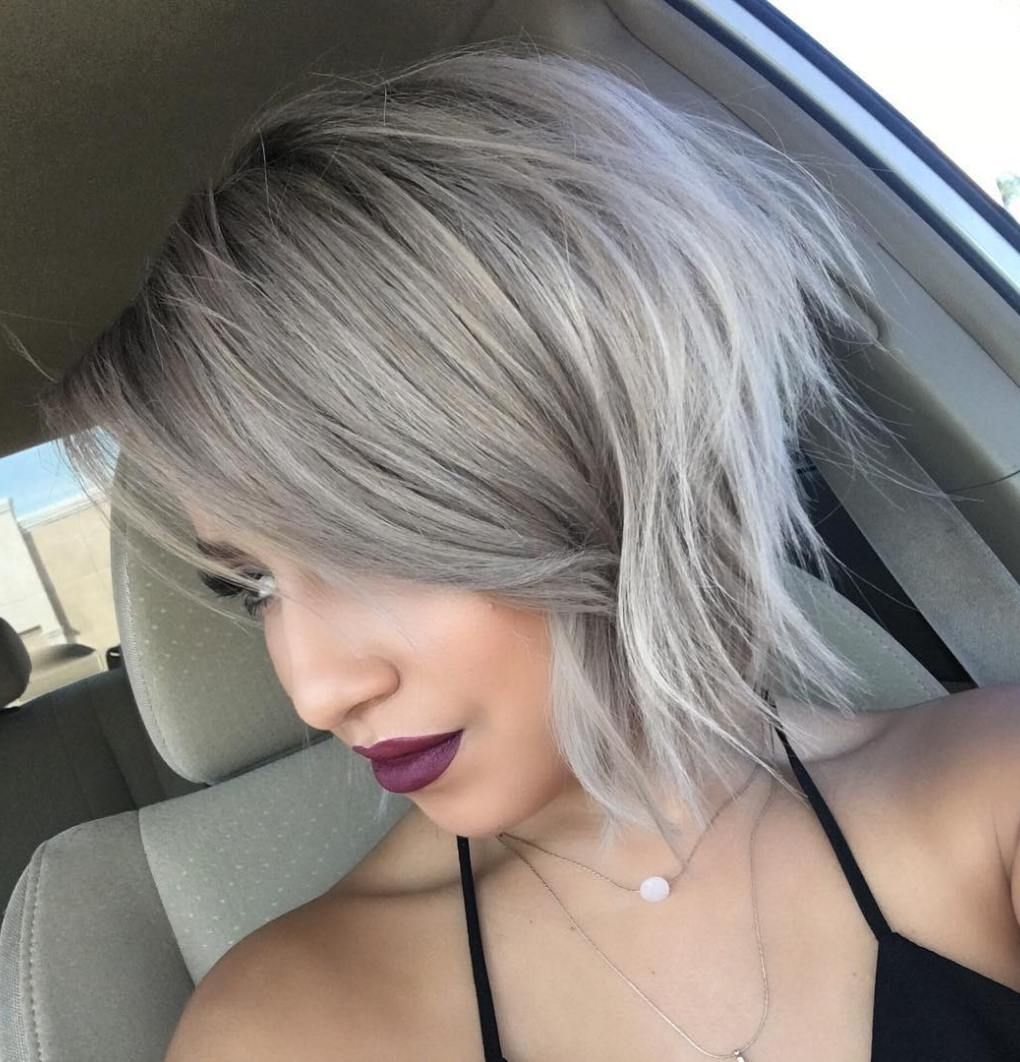 short grey hair