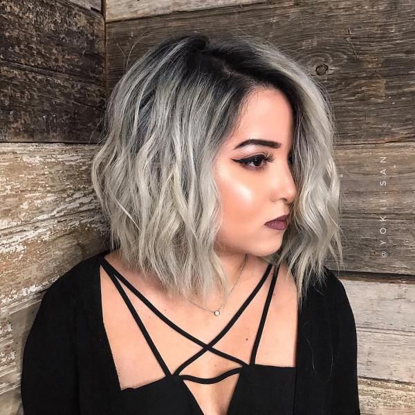 short grey hair