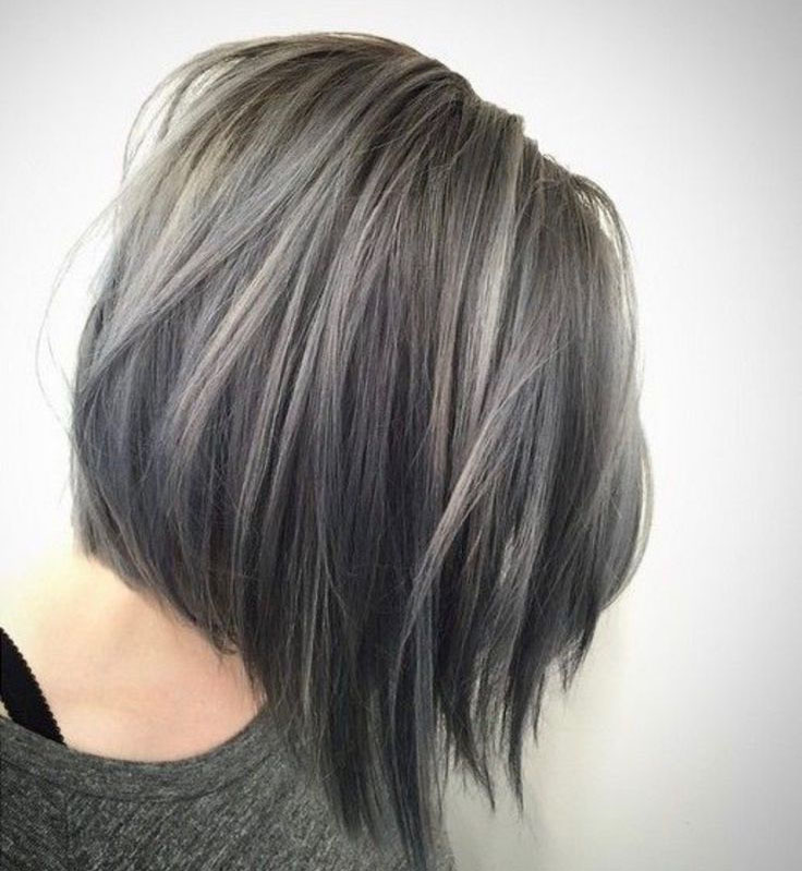 short grey hair