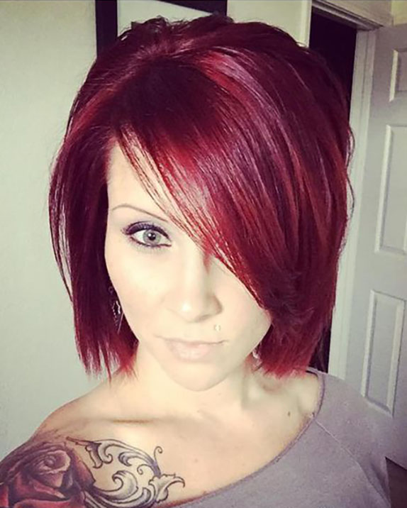 bob cut hair color ideas