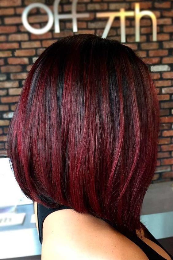 bob cut hair color ideas