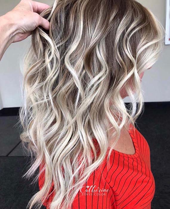 honey blonde hair