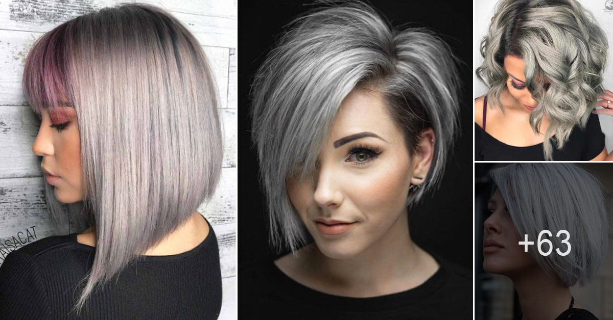 short grey hair