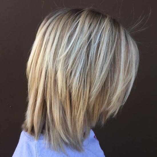 bob haircut, medium-length hair,