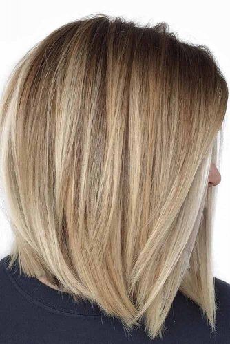 bob haircut, medium-length hair,