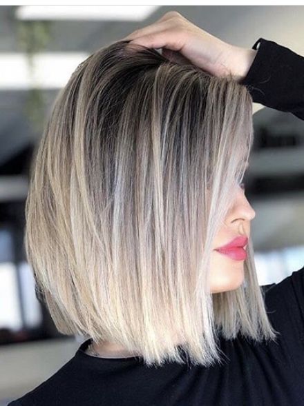 lob haircuts and colors