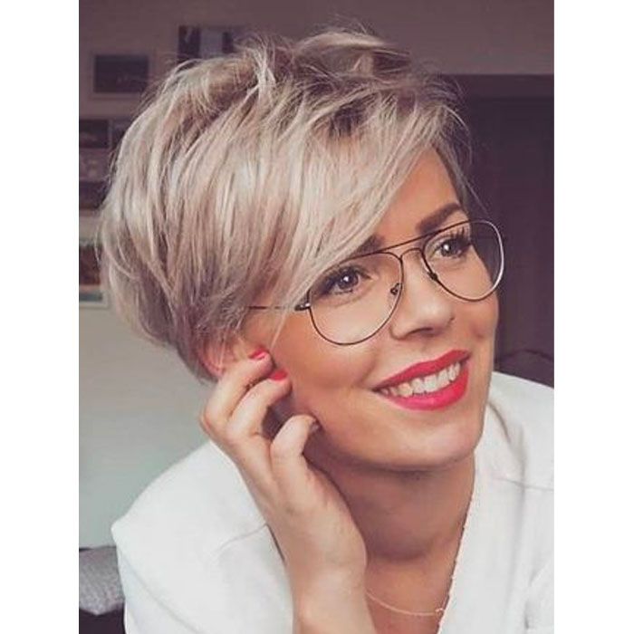 short haircuts glasses