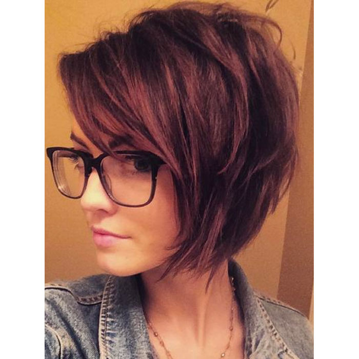 short haircuts glasses