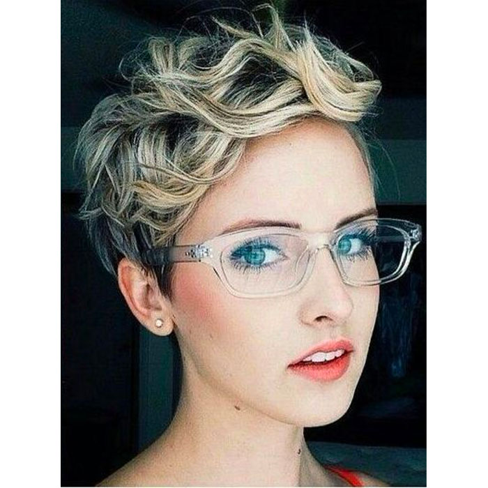 short haircuts glasses