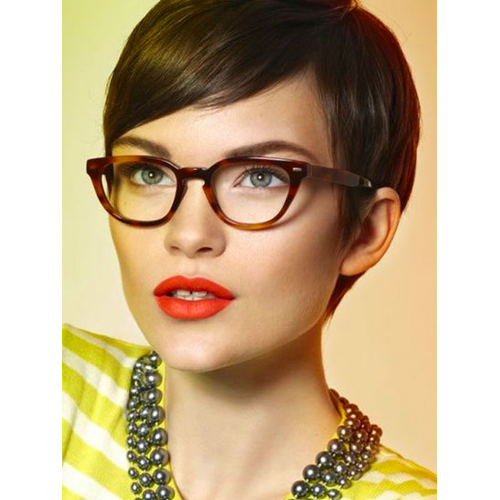 short haircuts glasses