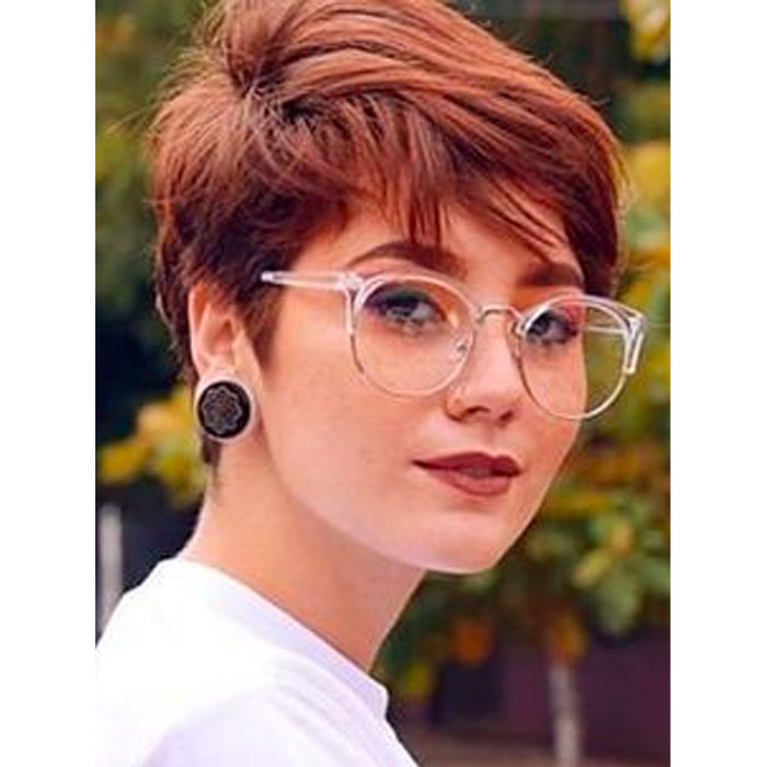 short haircuts glasses