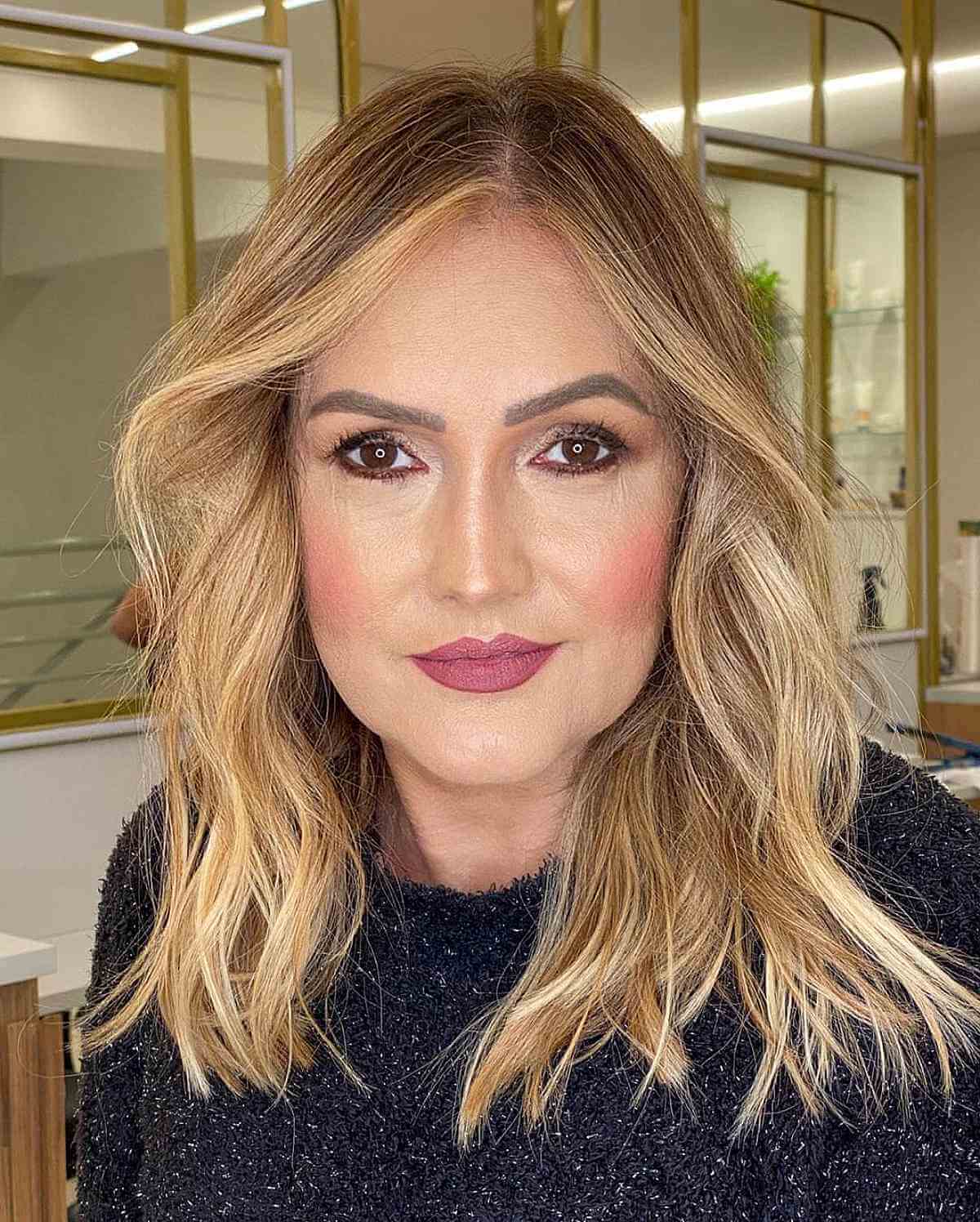 youthful medium-length hairstyles