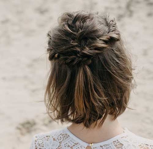 easy braid ideas for short hair