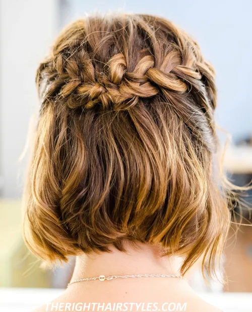 easy braid ideas for short hair