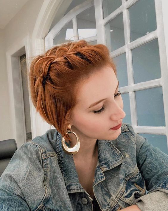 easy braid ideas for short hair