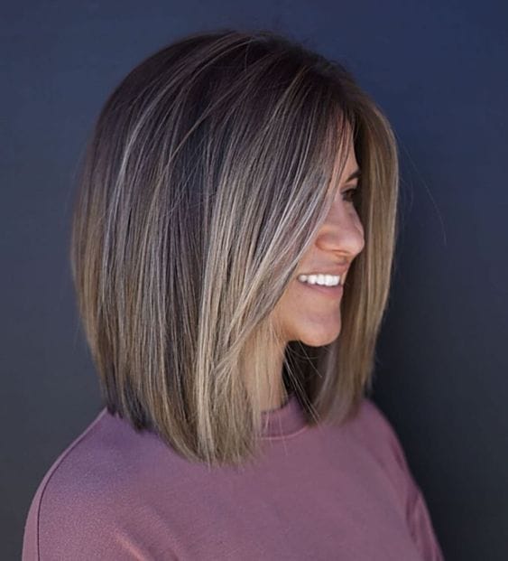 lob haircut style