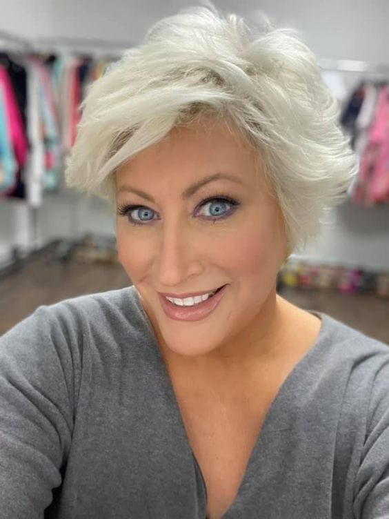 short haircuts for older women