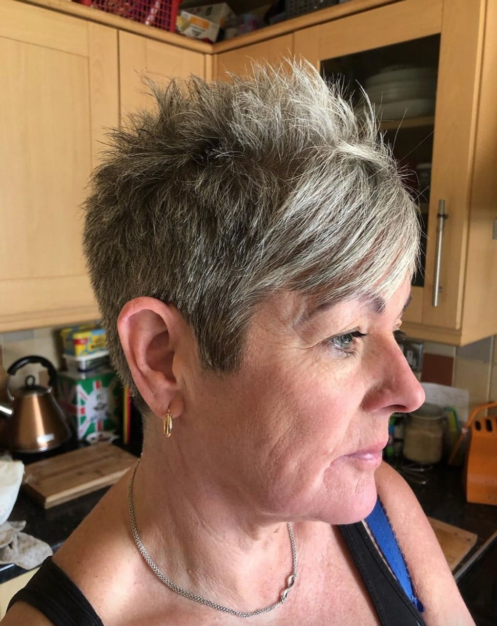 short haircuts for older women