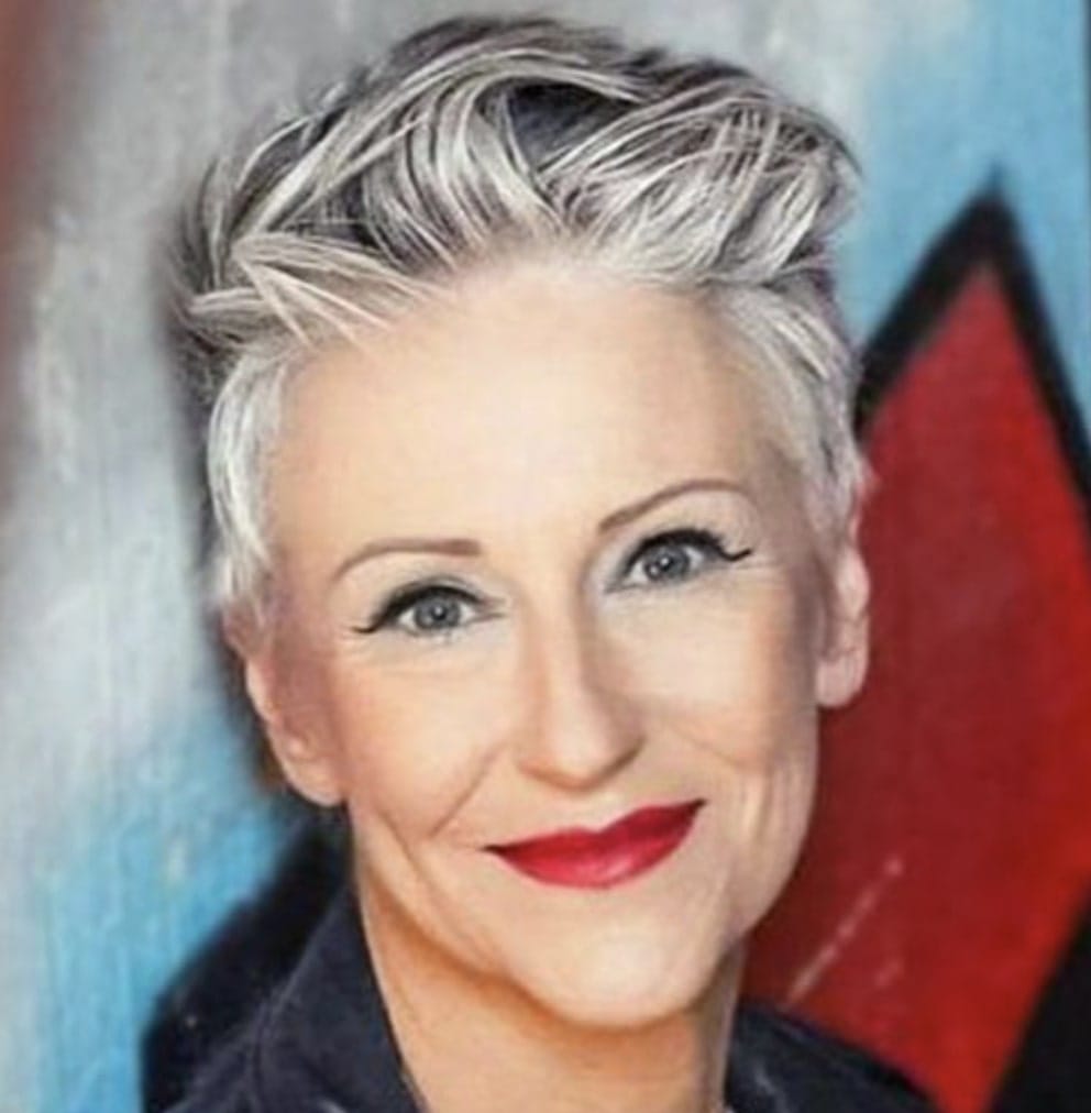 short haircuts for older women