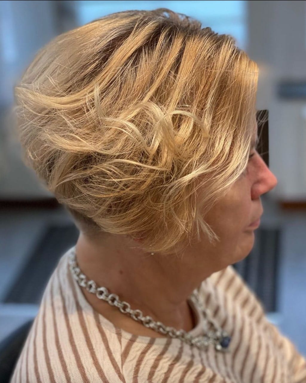 short haircuts for older women