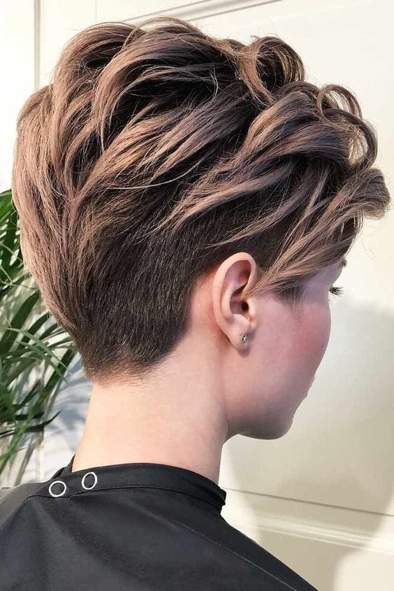 Short Haircut Ideas with Colors for Women Pinterest